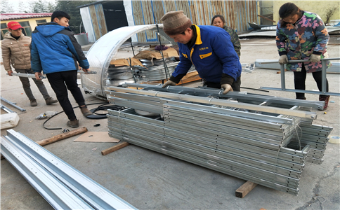 散裝飼料塔熱鍍鋅料塔