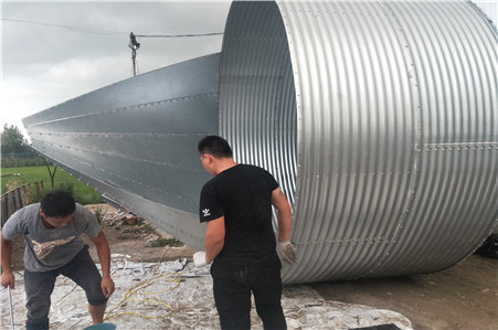 鳳翔農牧飼料塔廠家定做一個也低價